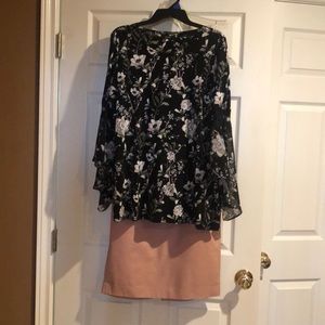 Pink size 12 pencil skirt